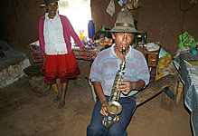 Saxophone player